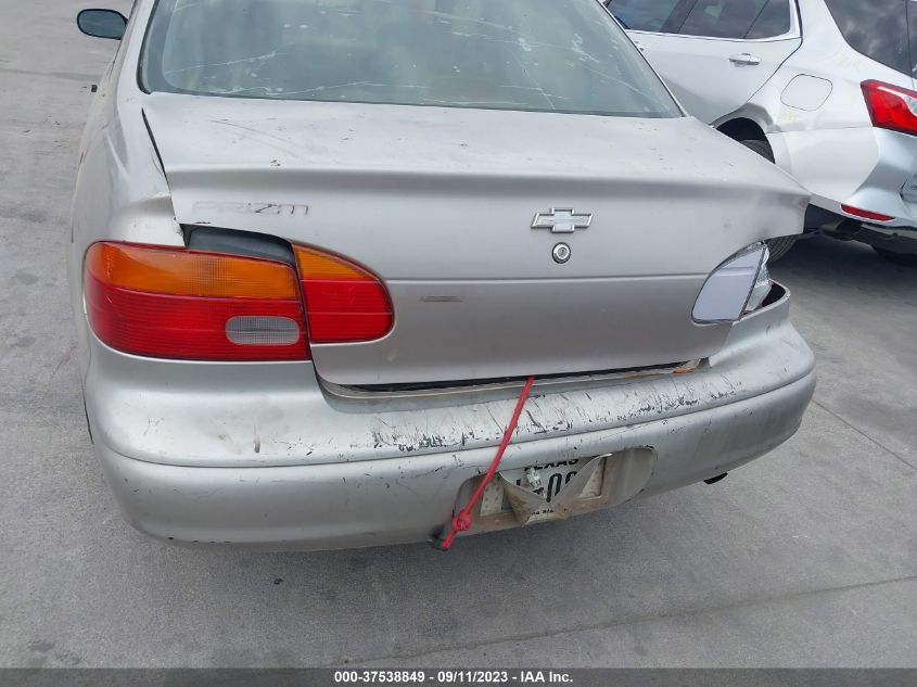 1999 Chevrolet Prizm VIN: 1Y1SK5489XZ418686 Lot: 37538849