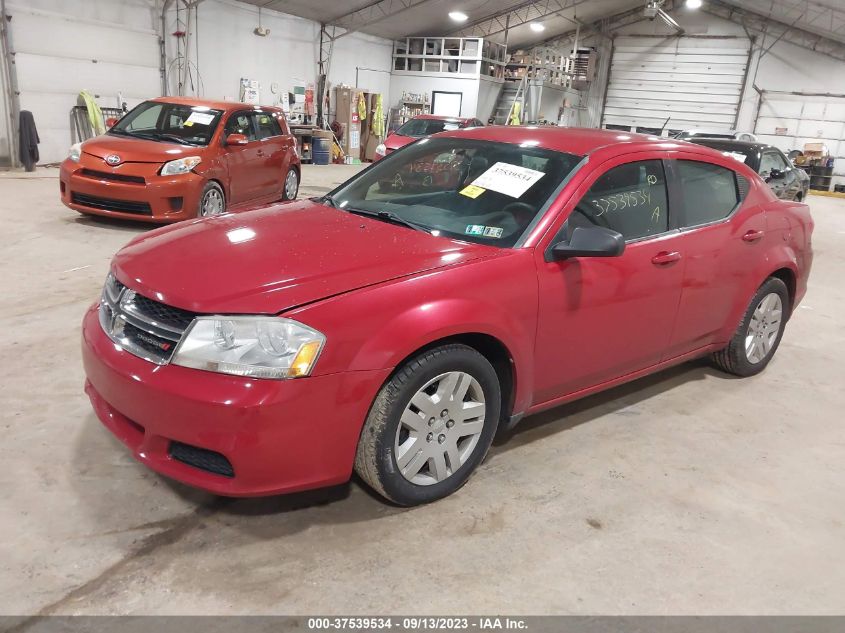 2013 Dodge Avenger Se VIN: 1C3CDZAB8DN637558 Lot: 37539534