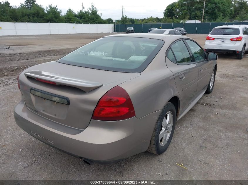 2006 Pontiac Grand Prix VIN: 2G2WP552161130450 Lot: 37539644