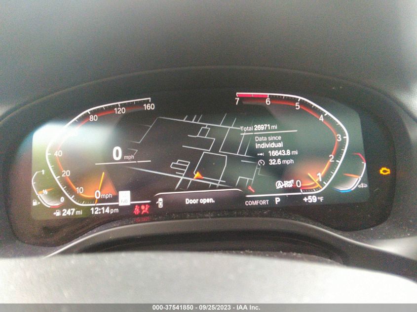 2022 BMW X4 xDrive30I VIN: 5UX33DT02N9J50684 Lot: 37541850