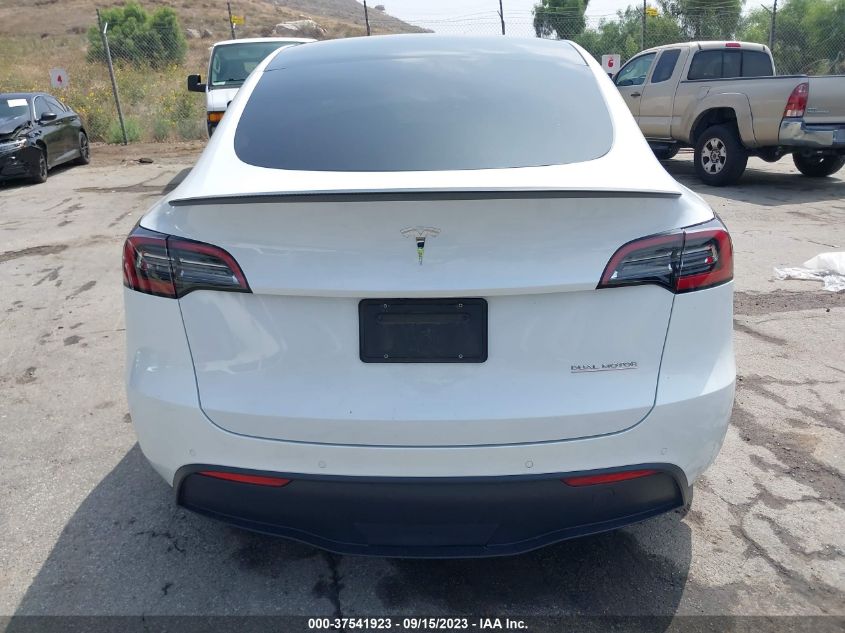 2021 Tesla Model Y Performance VIN: 5YJYGDEF8MF151209 Lot: 37541923