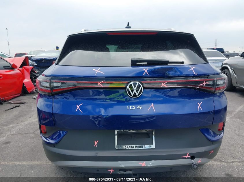 2022 Volkswagen Id.4 Pro S VIN: WVGUNPE21NP059607 Lot: 37542031