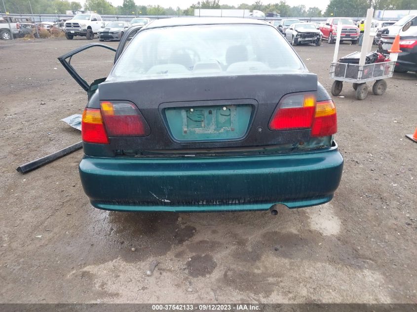 2000 Honda Civic Value Package VIN: 2HGEJ6618YH602465 Lot: 37542133