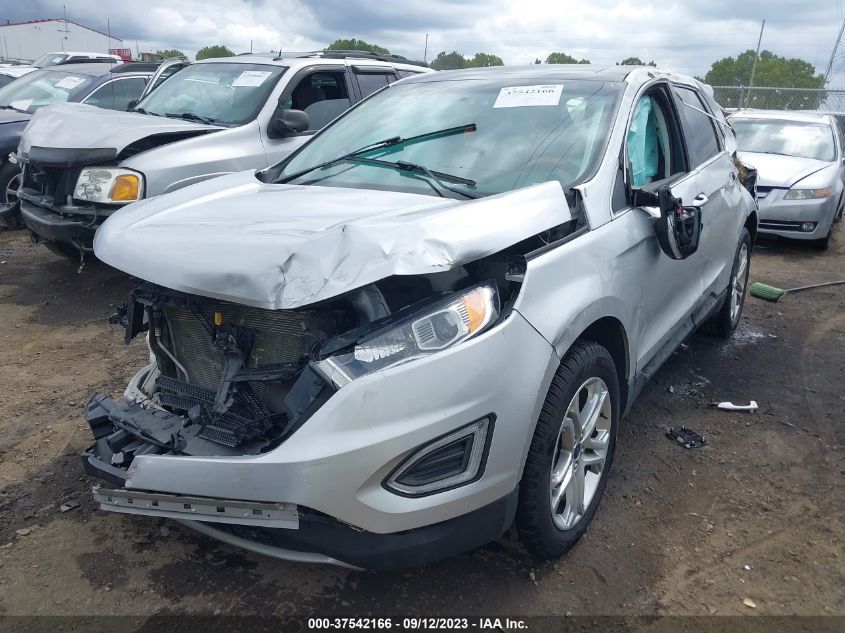 2018 Ford Edge Titanium VIN: 2FMPK3K96JBB19687 Lot: 37542166