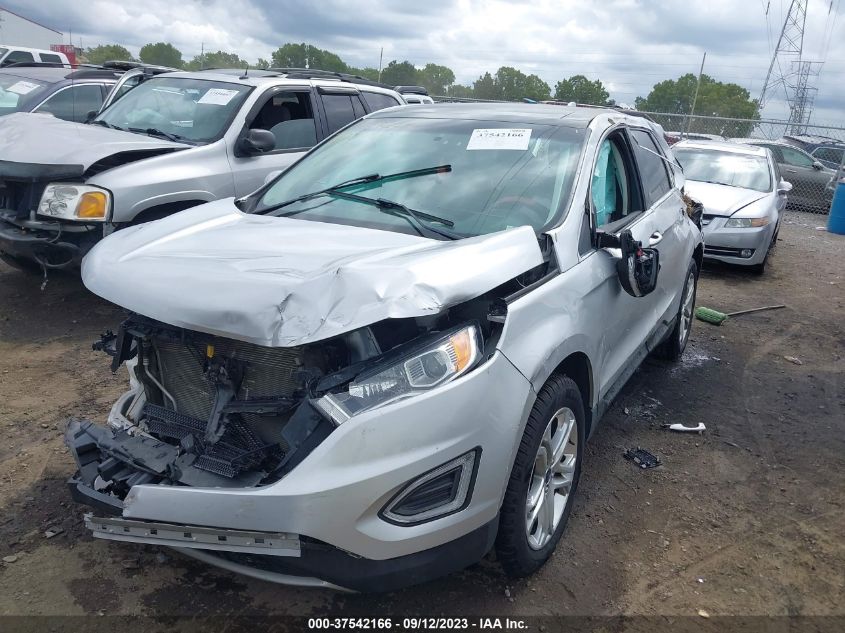 2018 Ford Edge Titanium VIN: 2FMPK3K96JBB19687 Lot: 37542166