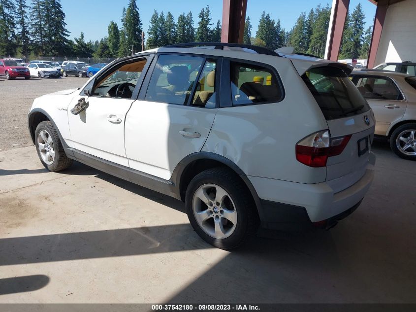 2007 BMW X3 3.0Si VIN: WBXPC93467WF15588 Lot: 37542180