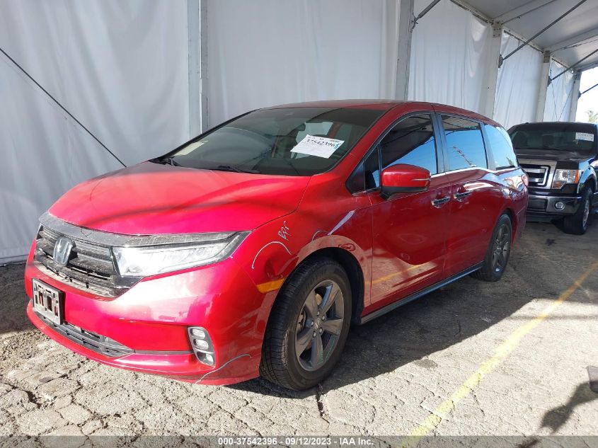 2022 Honda Odyssey Ex VIN: 5FNRL6H56NB003575 Lot: 37542396