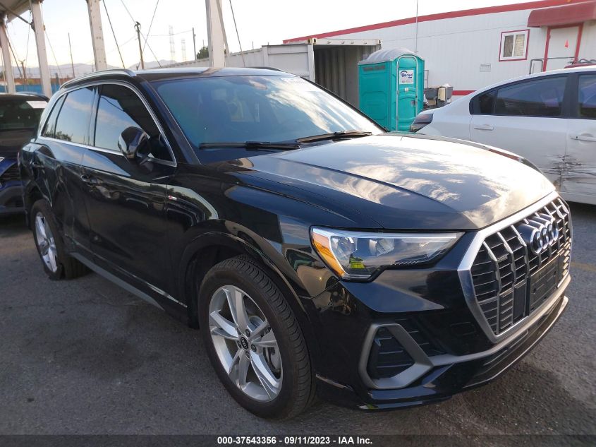 2022 Audi Q3 S Line Premium VIN: WA1DECF34N1021757 Lot: 37543356