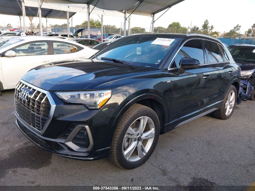 2022 Audi Q3 S Line Premium VIN: WA1DECF34N1021757 Lot: 37543356