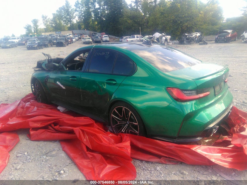 2021 BMW M3 VIN: WBS53AY08MFL02011 Lot: 37546850
