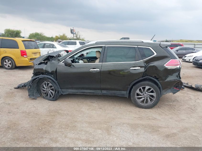 2016 Nissan Rogue Sl VIN: 5N1AT2MT9GC736290 Lot: 37547156