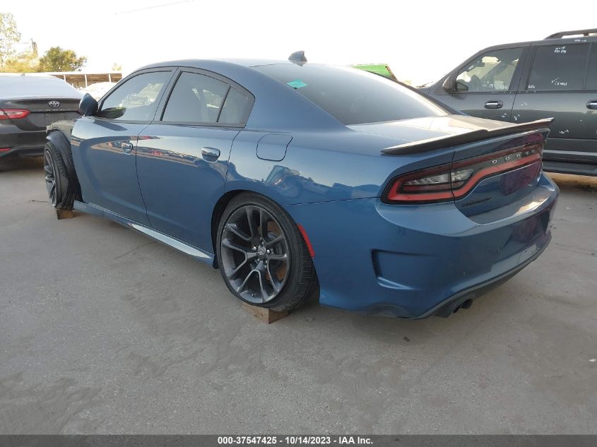 2022 Dodge Charger Scat Pack VIN: 2C3CDXGJ3NH220622 Lot: 37547425