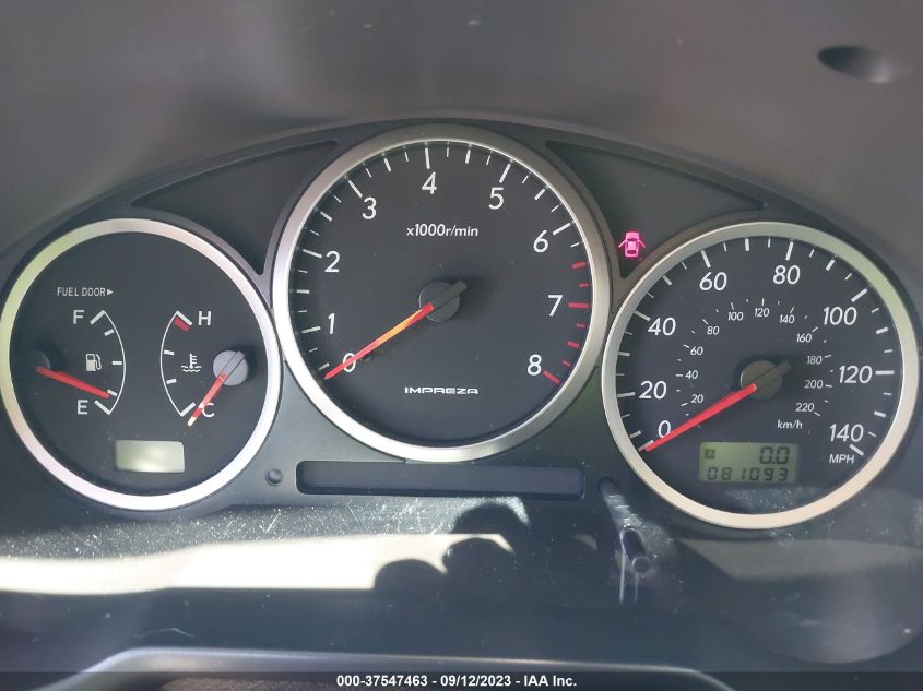 2006 Subaru Impreza Sedan Wrx VIN: JF1GD79656G517853 Lot: 37547463