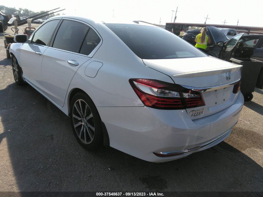 2016 Honda Accord Ex-L VIN: 1HGCR2F89GA058268 Lot: 37548637