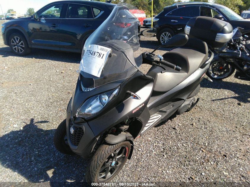 2021 Piaggio Mp3 500 VIN: ZAPTA10X6M5000167 Lot: 37548781