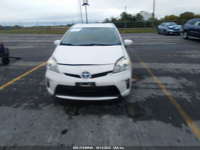 2013 Toyota Prius Four VIN: JTDKN3DU9D5539881 Lot: 37549849