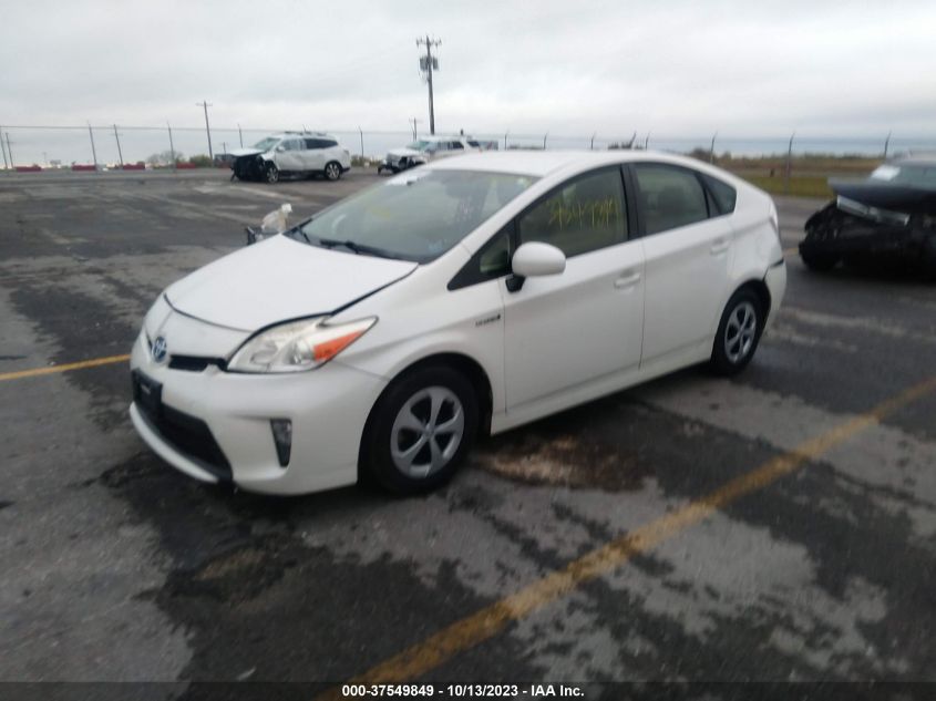 2013 Toyota Prius Four VIN: JTDKN3DU9D5539881 Lot: 37549849