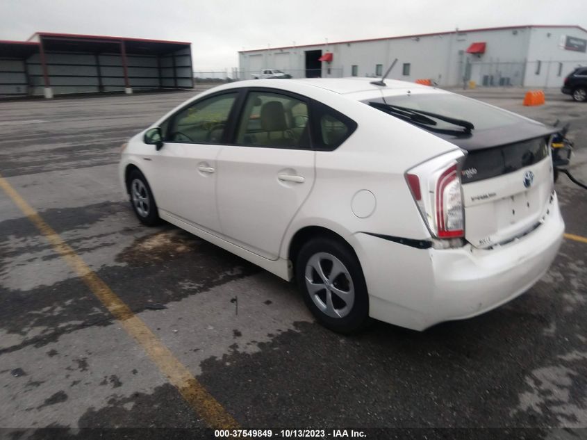 2013 Toyota Prius Four VIN: JTDKN3DU9D5539881 Lot: 37549849