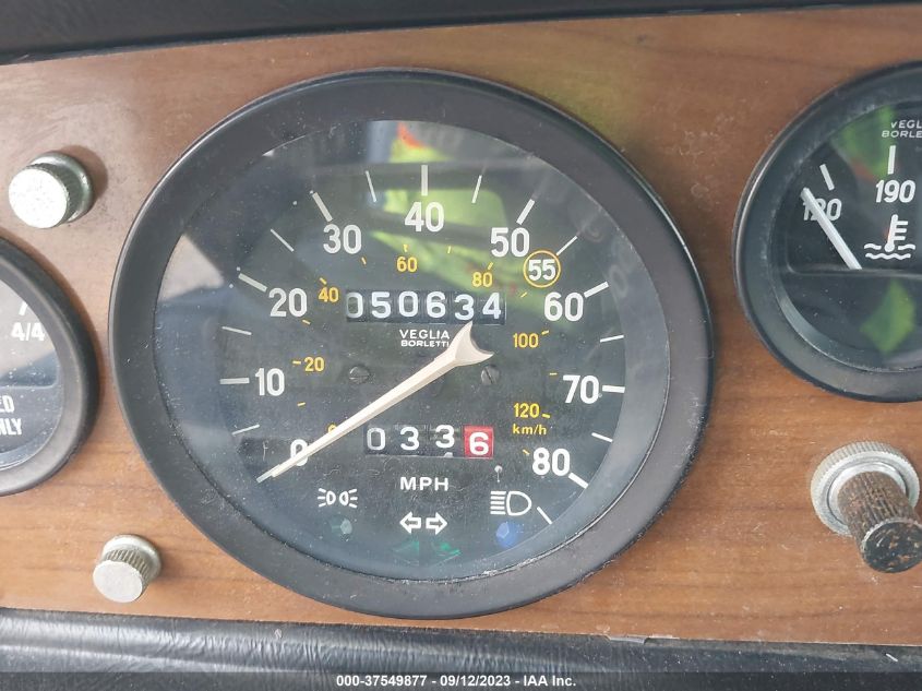 1982 Fiat 124 Spider VIN: ZFAAS00B6C8188164 Lot: 37549877