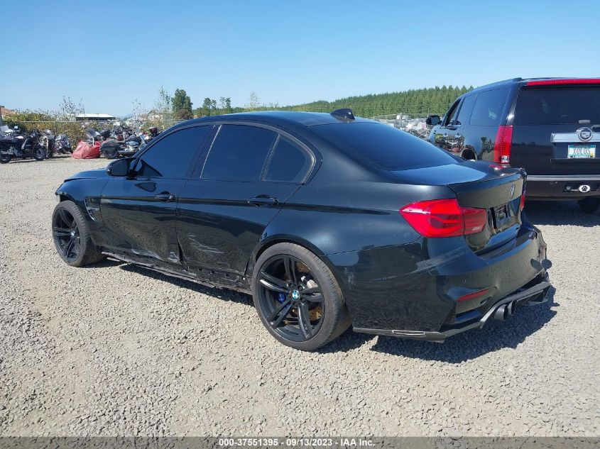 2016 BMW M3 VIN: WBS8M9C53G5E68252 Lot: 37551395