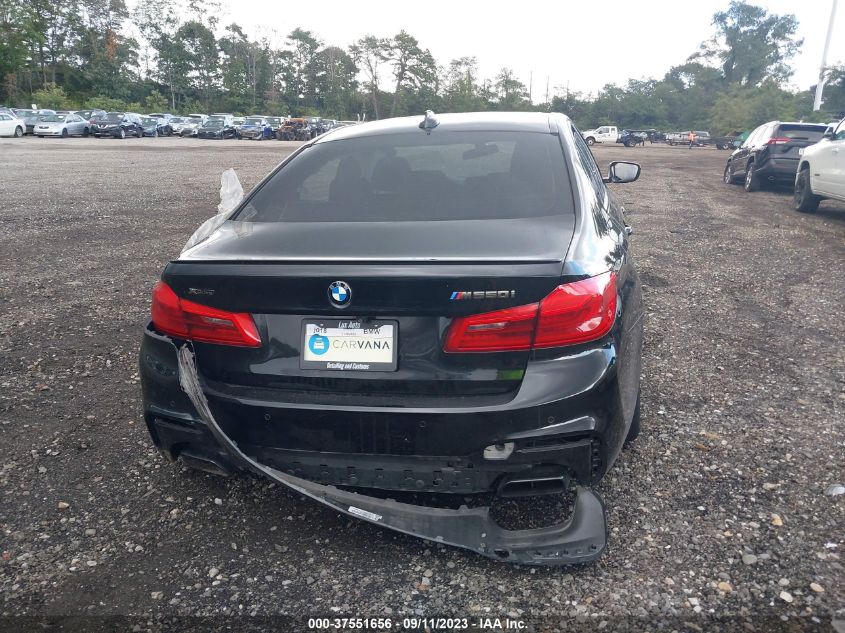 2018 BMW M550I xDrive VIN: WBAJB9C55JB036022 Lot: 37551656