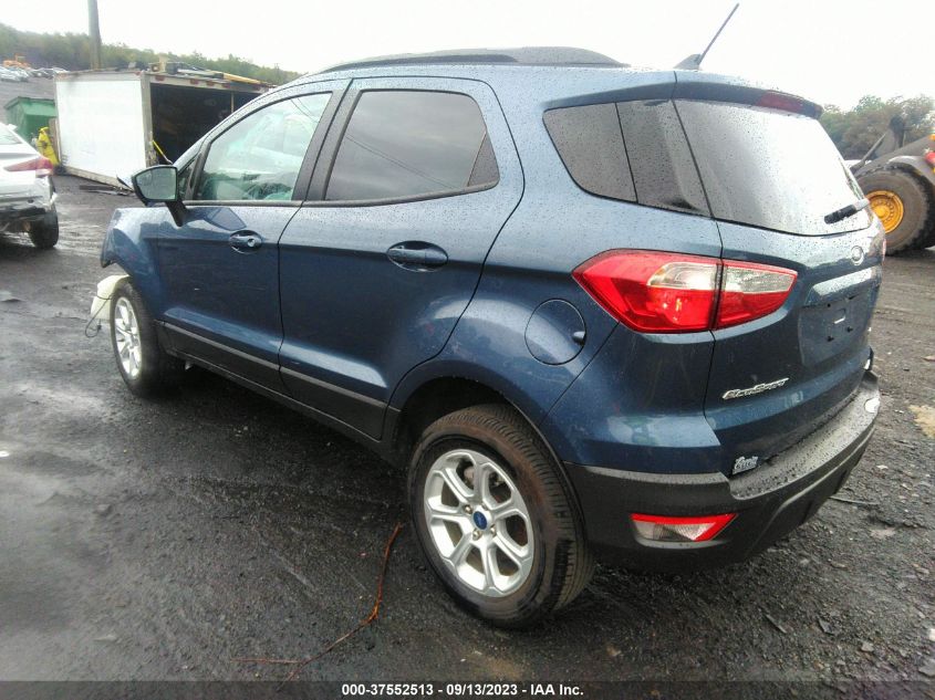 2022 Ford Ecosport Se VIN: MAJ6S3GLXNC466391 Lot: 37552513