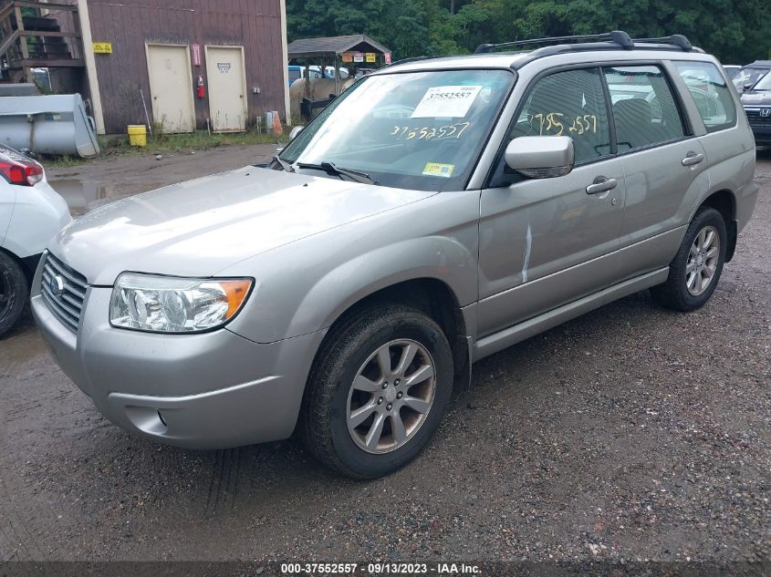 2006 Subaru Forester 2.5X VIN: JF1SG65696H737296 Lot: 37552557