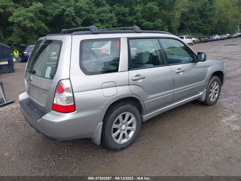 2006 Subaru Forester 2.5X VIN: JF1SG65696H737296 Lot: 37552557