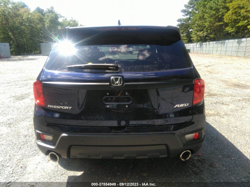 2023 Honda Passport Ex-L VIN: 5FNYF8H58PB027586 Lot: 37554949
