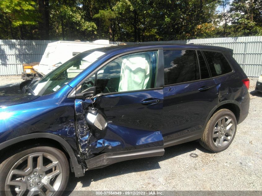 2023 Honda Passport Ex-L VIN: 5FNYF8H58PB027586 Lot: 37554949