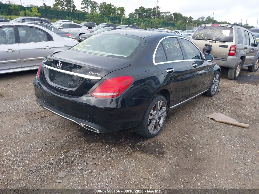 2017 Mercedes-Benz C 300 Sport 4Matic/Luxury 4Matic/4Matic VIN: 55SWF4KB1HU189798 Lot: 37555156