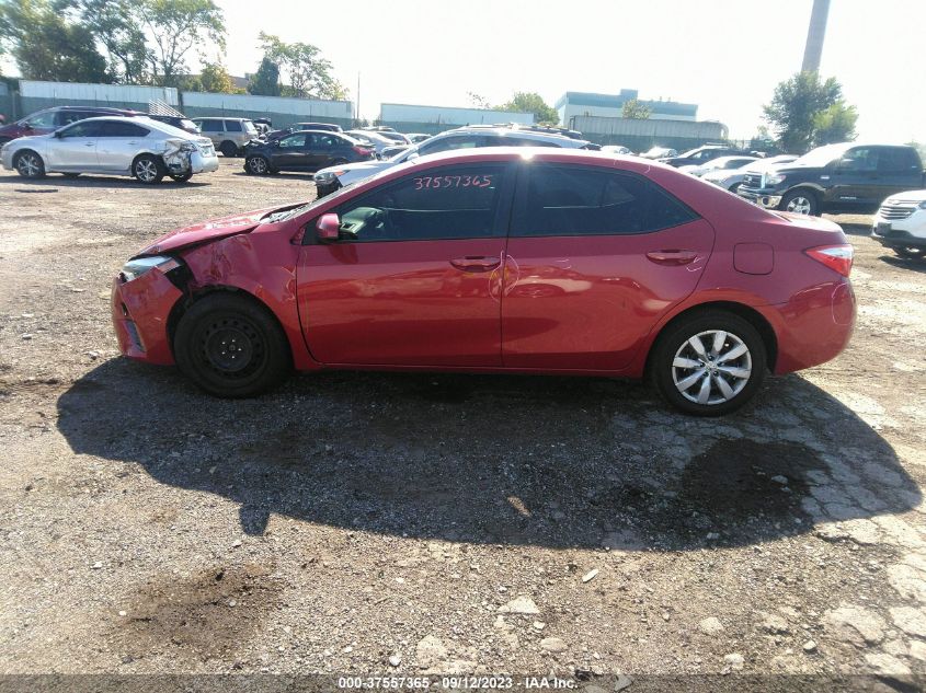 2016 Toyota Corolla Le VIN: 2T1BURHE2GC483458 Lot: 37557365