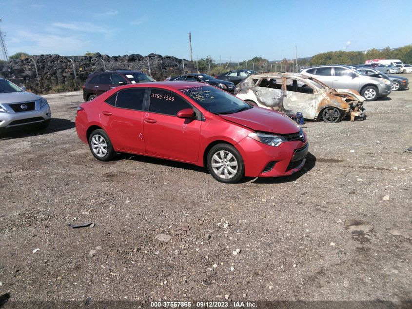 2016 Toyota Corolla Le VIN: 2T1BURHE2GC483458 Lot: 37557365