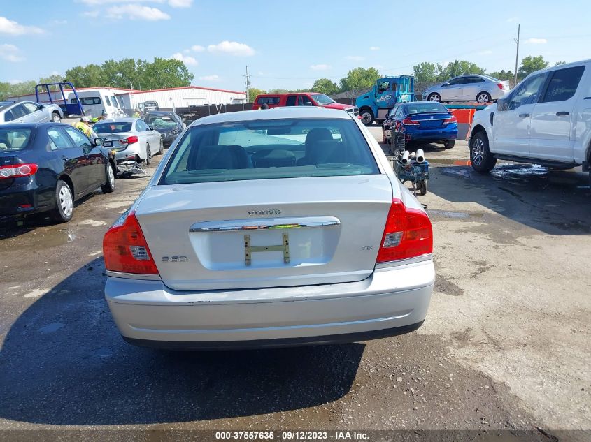 2004 Volvo S80 T6/2.9 VIN: YV1TS91Z841374777 Lot: 37557635