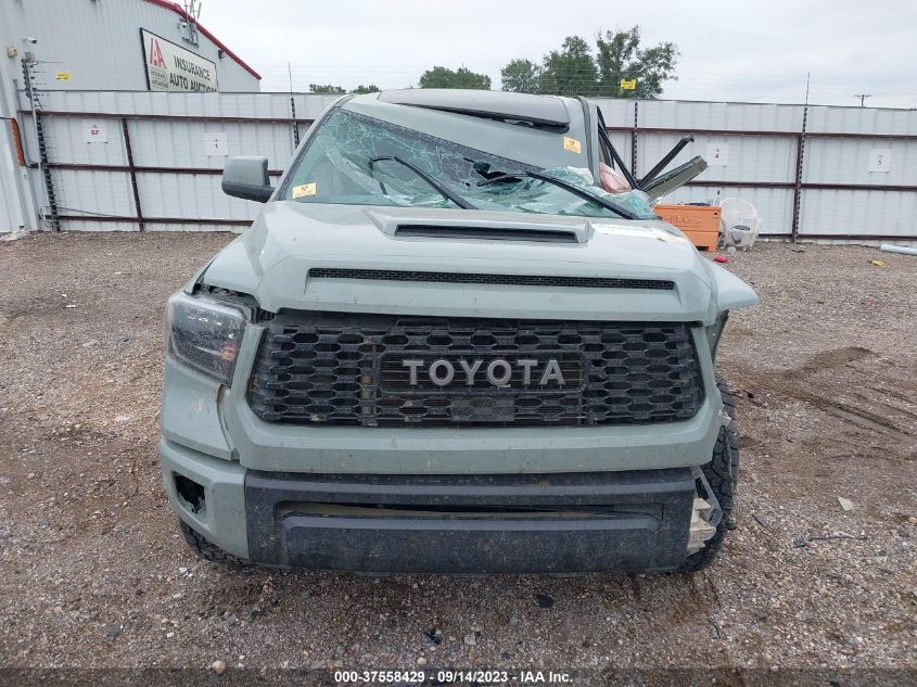 2021 Toyota Tundra Trd Pro VIN: 5TFDY5F10MX006224 Lot: 37558429