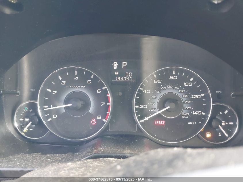 2010 Subaru Legacy 2.5I Premium VIN: 4S3BMBC66A3247161 Lot: 37562873