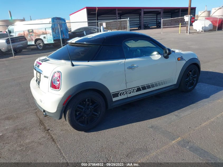 2014 Mini Cooper Coupe VIN: WMWSX1C50ET507940 Lot: 37564932