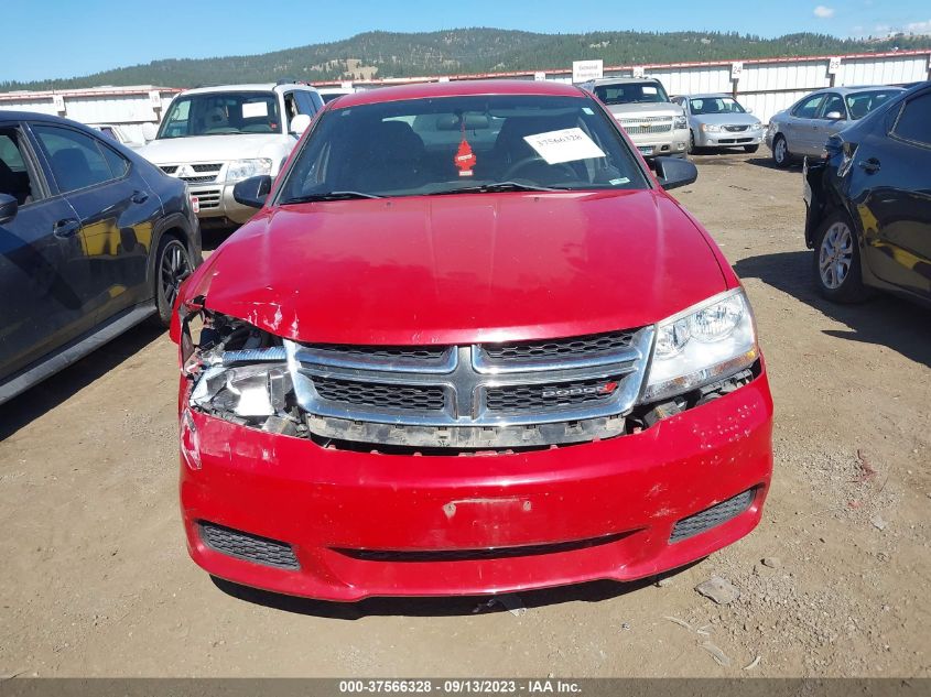 2013 Dodge Avenger Se VIN: 1C3CDZAB3DN537173 Lot: 37566328