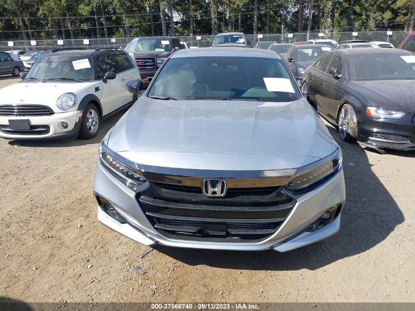 2022 Honda Accord Sedan Sport VIN: 1HGCV1F38NA105779 Lot: 37566740