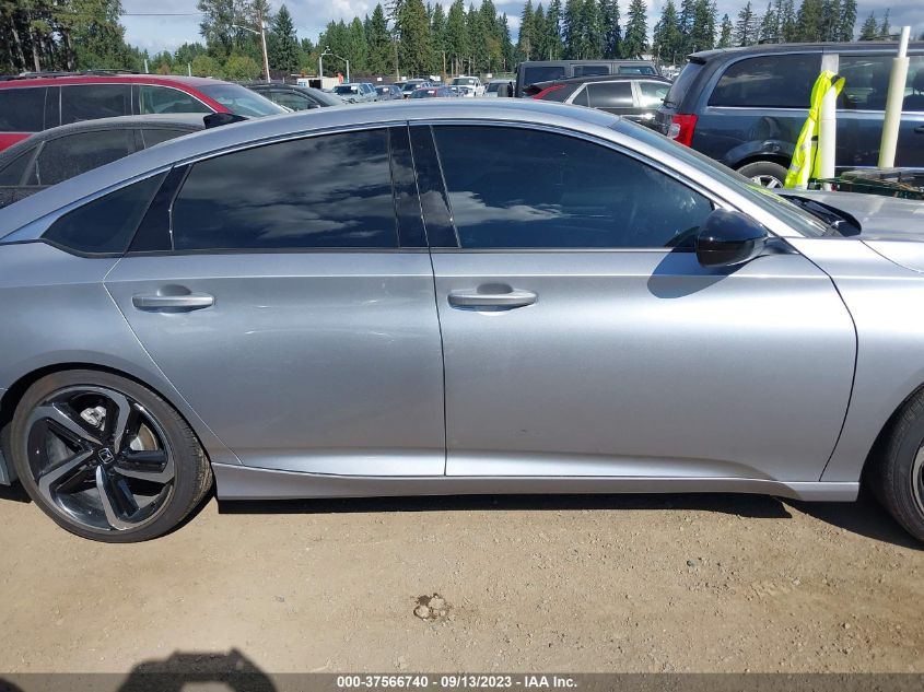 2022 Honda Accord Sedan Sport VIN: 1HGCV1F38NA105779 Lot: 37566740