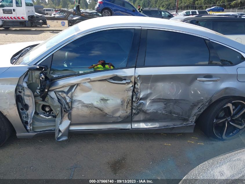 2022 Honda Accord Sedan Sport VIN: 1HGCV1F38NA105779 Lot: 37566740