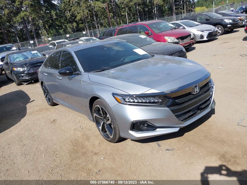 2022 Honda Accord Sedan Sport VIN: 1HGCV1F38NA105779 Lot: 37566740