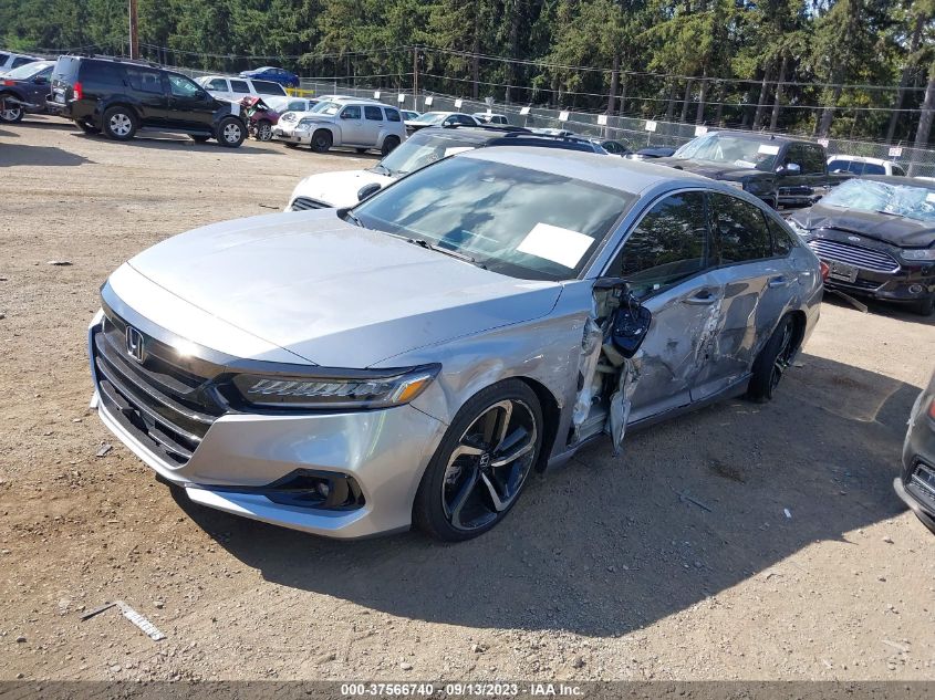 2022 Honda Accord Sedan Sport VIN: 1HGCV1F38NA105779 Lot: 37566740