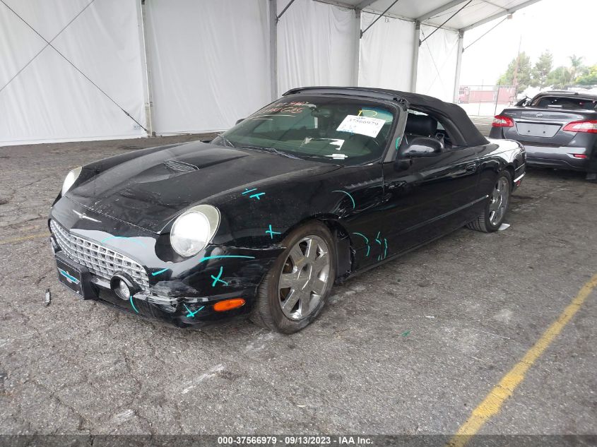 2002 Ford Thunderbird Deluxe/Premium/W/Hardtop Deluxe/W/Hardtop Premium VIN: 1FAHP60A02Y112415 Lot: 37566979