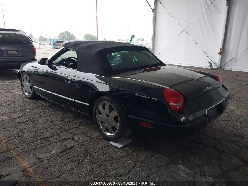 2002 Ford Thunderbird Deluxe/Premium/W/Hardtop Deluxe/W/Hardtop Premium VIN: 1FAHP60A02Y112415 Lot: 37566979