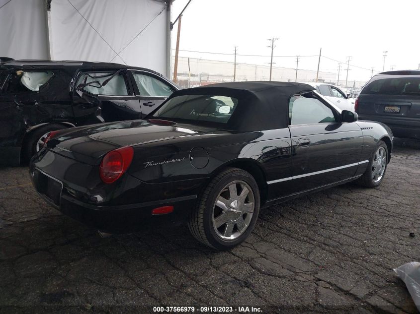 2002 Ford Thunderbird Deluxe/Premium/W/Hardtop Deluxe/W/Hardtop Premium VIN: 1FAHP60A02Y112415 Lot: 37566979