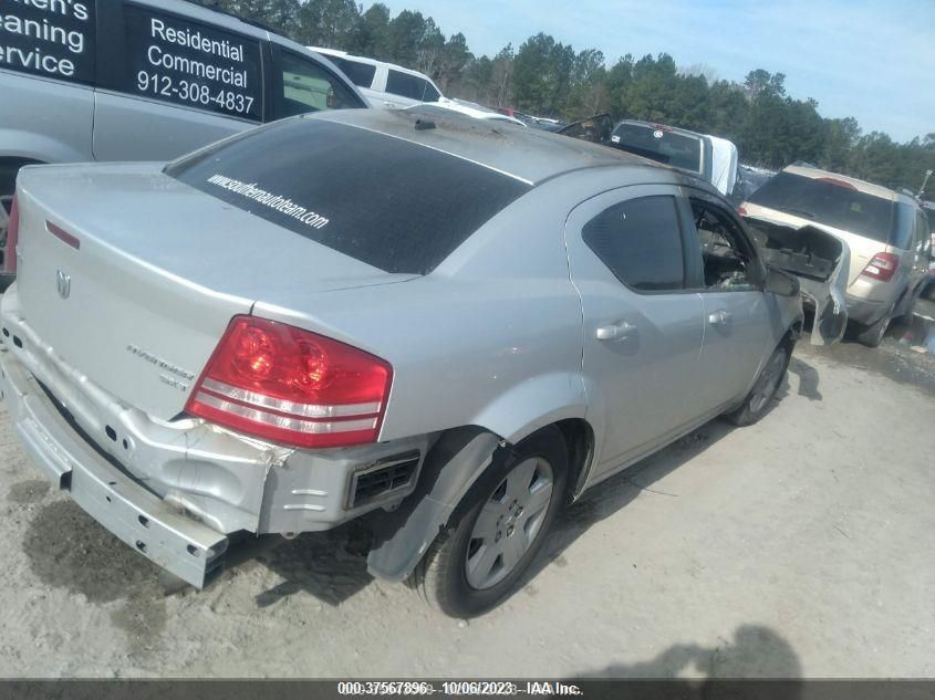 1B3CC4FB6AN136725 2010 Dodge Avenger Sxt