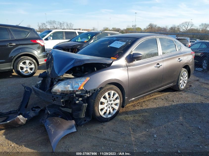 2014 Nissan Sentra S VIN: 3N1AB7AP6EY222335 Lot: 37567956