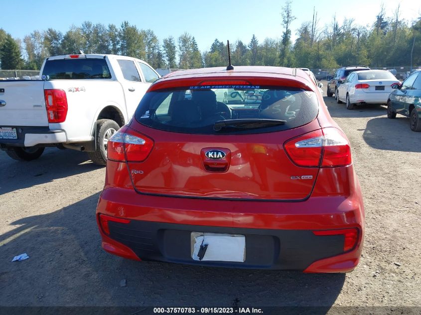 2016 Kia Rio Ex VIN: KNADN5A37G6678323 Lot: 37570783