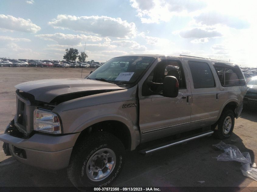 2005 Ford Excursion Limited VIN: 1FMSU43P25ED26238 Lot: 37572350